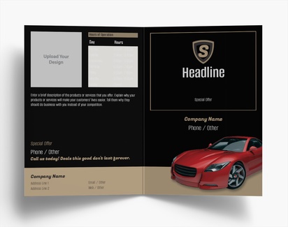 Design Preview for Design Gallery: Auto Rental Folded Leaflets, Bi-fold A6 (105 x 148 mm)