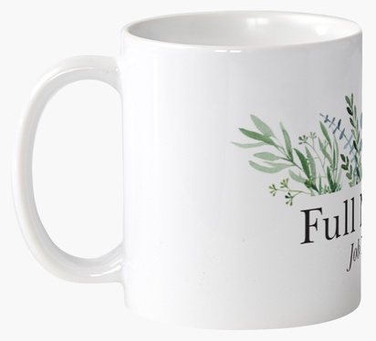 Design Preview for Design Gallery: Florists Custom Mugs, 325 ml  Wrap-around