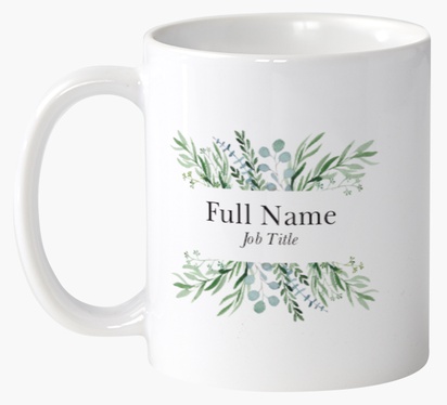Design Preview for Design Gallery: Florists Custom Mugs, 325 ml  2 Sided