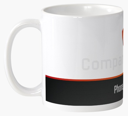 Design Preview for Design Gallery: Automotive & Transportation Personalised Mugs, 325 ml  Wrap-around
