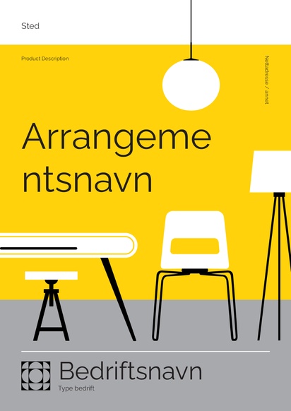 Forhåndsvisning av design for Designgalleri: Eiendomsmegling Plakater, A0 (841 x 1189 mm) 