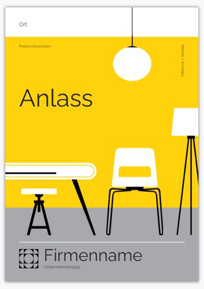 Designvorschau für Designgalerie: Werbeschilder aus Kunststoff Immobilien, A0 (841 x 1189 mm)