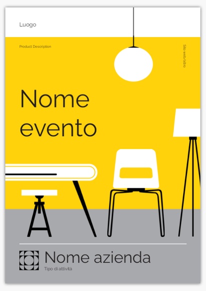 Anteprima design per Galleria di design: manifesti pubblicitari per progettazione d'interni, A0 (841 x 1189 mm) 
