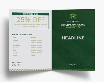 Design Preview for Design Gallery: Landscaping & Gardening Folded Leaflets, Bi-fold A6 (105 x 148 mm)