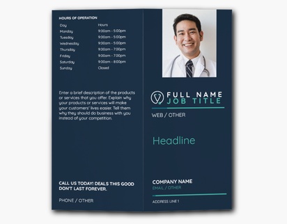 A doctor primary care blue gray design for Modern & Simple