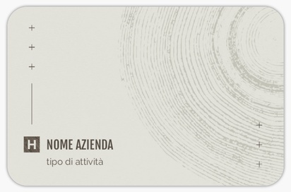 Anteprima design per Galleria di design: biglietti da visita con angoli arrotondati per progettazione d'interni, Arrotondati Standard (85 x 55 mm)