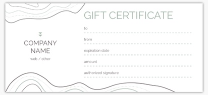 Design Preview for Design Gallery: Information & Technology Custom Gift Certificates