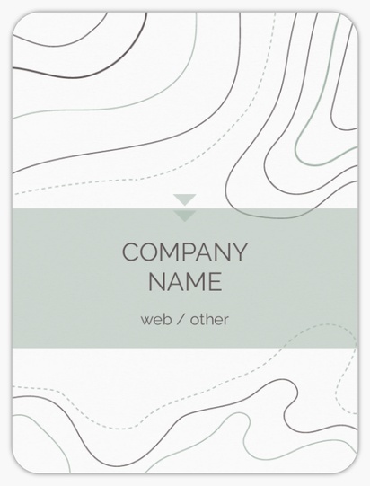 Design Preview for Design Gallery: Graphic Design Product Labels on Sheets, Rounded Rectangle 10 x 7.5 cm