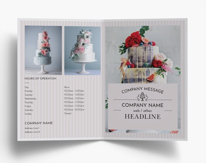 Design Preview for Design Gallery: Bakeries Folded Leaflets, Bi-fold A6 (105 x 148 mm)
