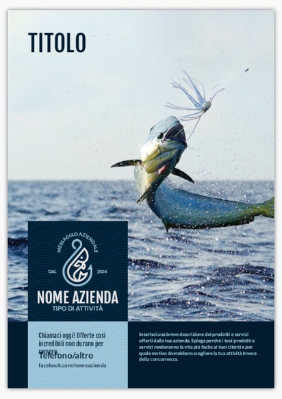 Anteprima design per Galleria di design: manifesti pubblicitari per caccia e pesca, A2 (420 x 594 mm) 