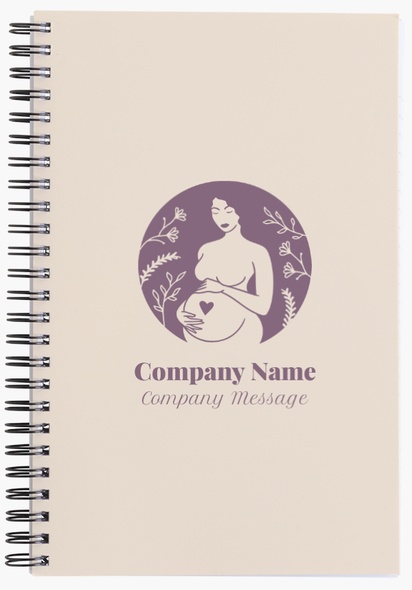 Design Preview for Design Gallery: Health & Wellness Notebooks