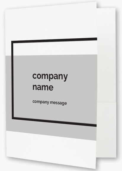 Design Preview for Design Gallery: Marketing & Communications Custom Presentation Folders, 9" x 12"