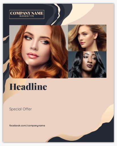 Design Preview for Hair Salons Posters Templates, 16" x 20"