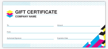 Design Preview for Design Gallery: Information & Technology Custom Gift Certificates