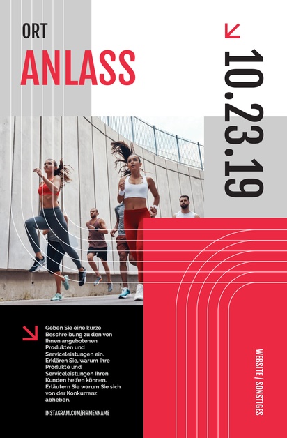 Designvorschau für Designgalerie: Plakate Sport & Fitness, A3 (297 x 420 mm) 