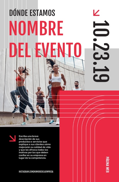 Vista previa del diseño de Galería de diseños de pósteres para deportes, salud y ejercicio, A3 (297 x 420 mm) 