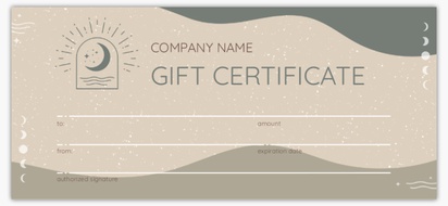 Design Preview for Design Gallery: Modern & Simple Custom Gift Certificates