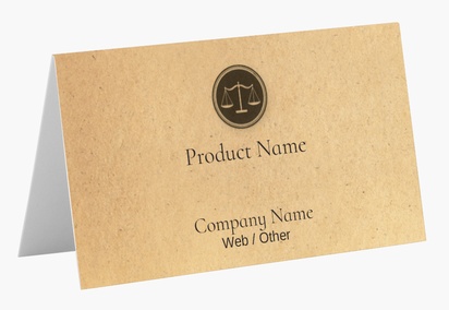 Design Preview for Design Gallery: Legal Folded Business Cards