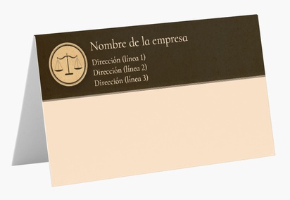 Vista previa del diseño de Galería de diseños de tarjetas de visita plegadas para estilo clásico