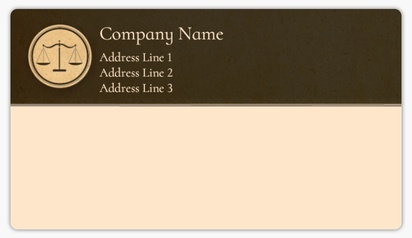 Design Preview for Design Gallery: Conservative Mailing Labels, 8.7 x 4.9 cm