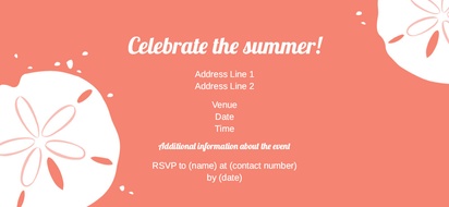 Design Preview for Templates for Barbecues & Picnic Invitations and Announcements , Flat 9.5 x 21 cm
