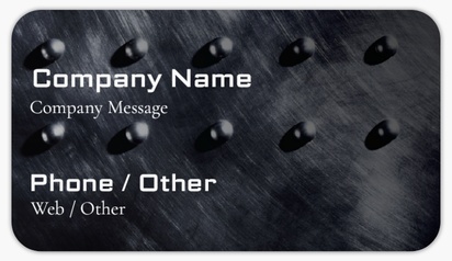 Design Preview for Manufacturing & Distribution Business Card Stickers Templates