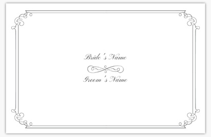 Design Preview for Design Gallery: Typographical Wedding Invitations