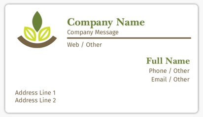 Design Preview for Design Gallery: landscaping & gardening Business Card Stickers