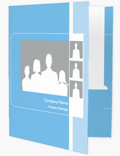 Design Preview for Design Gallery: Marketing & Public Relations Presentation Folders, A4
