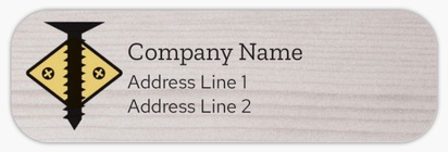 Design Preview for Design Gallery: House Constructions And Repairs  Return Address Labels