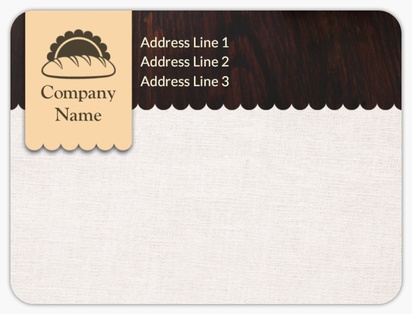 Design Preview for Design Gallery: Organic Food Stores Mailing Labels, 10 x 7.5 cm
