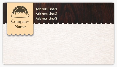 Design Preview for Design Gallery: Food & Beverage Mailing Labels, 8.7 x 4.9 cm
