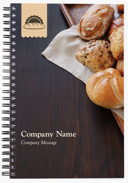 Design Preview for Design Gallery: Food & Beverage Notebooks