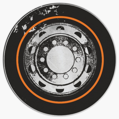 Design Preview for Design Gallery: Car Parts & Tyres Product Labels on Sheets, Circle 3.8 x 3.8 cm