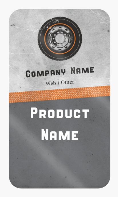 Design Preview for Design Gallery: Car Parts & Tyres Product Labels on Sheets, Rounded Rectangle 8.7 x 4.9 cm