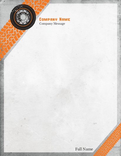 Design Preview for Design Gallery: Automotive & Transportation Notepads, 4" x 5.5"