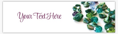 Design Preview for Design Gallery: Jewellery Bumper Stickers, 7.6 x 27.9 cm - Rectangle