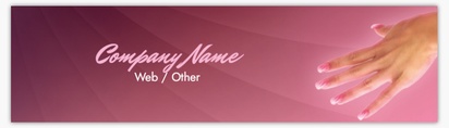 Design Preview for Design Gallery: Beauty & Spa Bumper Stickers, Rectangle
