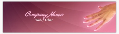 Design Preview for Design Gallery: beauty & spa Bumper Stickers, Rectangle - 7.6 x 27.9 cm