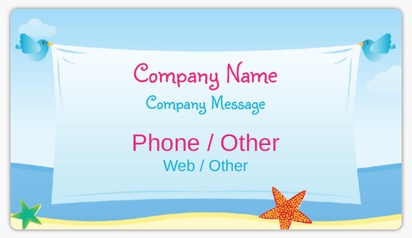 Design Preview for Design Gallery: Child Care Business Card Stickers