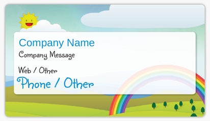 Design Preview for Design Gallery: Elementary Schools Business Card Stickers