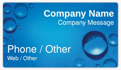 Design Preview for Design Gallery: pool & spa maintenance Business Card Stickers