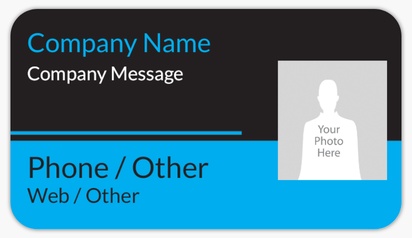 Design Preview for Design Gallery: Information & Technology Visiting Card Stickers