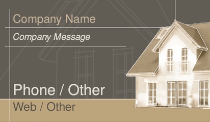 Design Preview for Design Gallery: Home Inspection Business Card Stickers