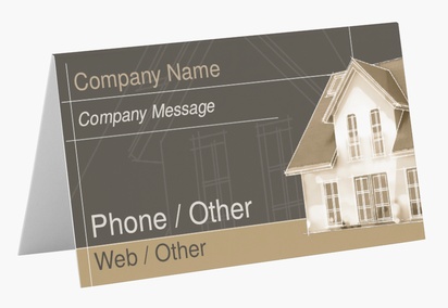 Design Preview for Design Gallery: Home Inspection Folded Business Cards