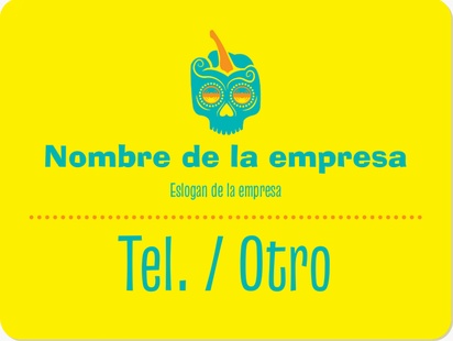 Un restaurante mexicano diseño amarillo azul