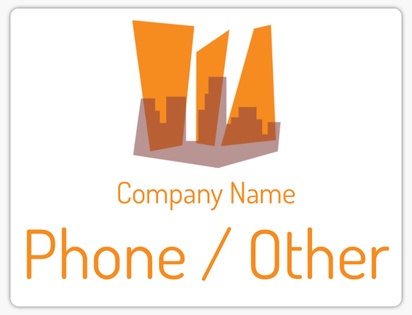 A photo logo orange design