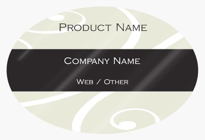 Design Preview for Design Gallery: Mortgages & Loans Product Labels on Sheets, Oval 7.6 x 5.1 cm
