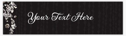 Design Preview for Design Gallery: Jewellery Bumper Stickers, 7.6 x 27.9 cm - Rectangle