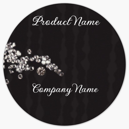 Design Preview for Design Gallery: Jewellery Product Labels on Sheets, Circle 3.8 x 3.8 cm